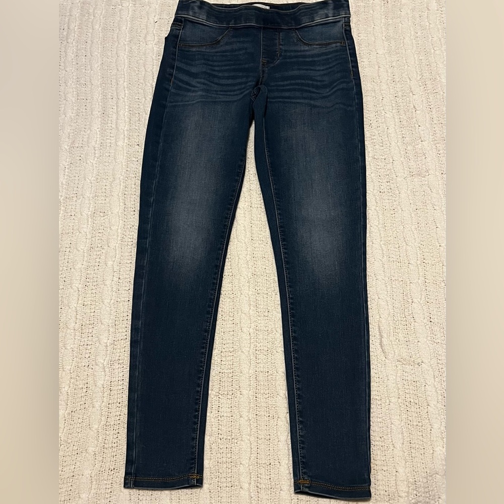 Girls Size 14 SO Denim Whisker Wash Jeggings